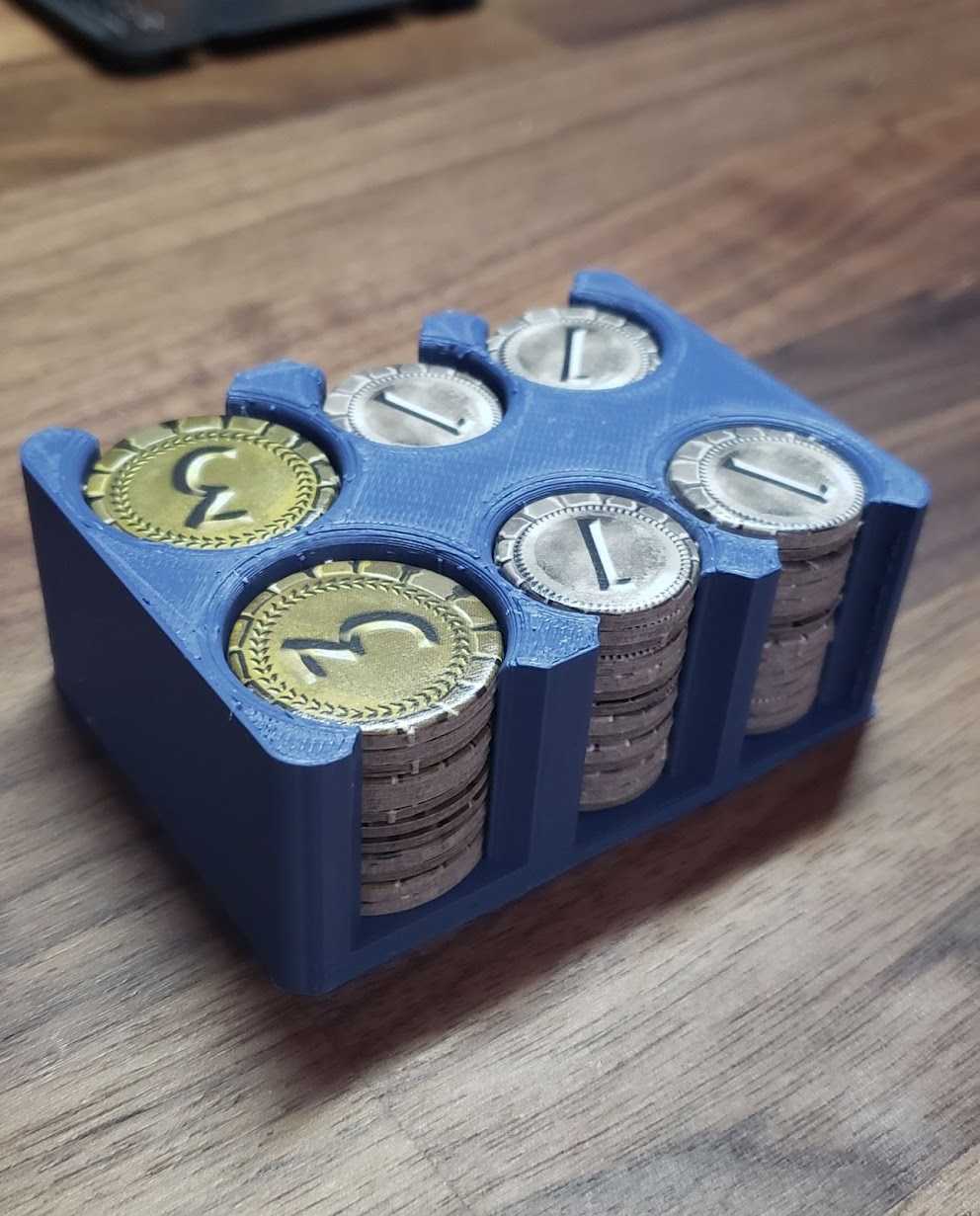 7 Wonders coin tray