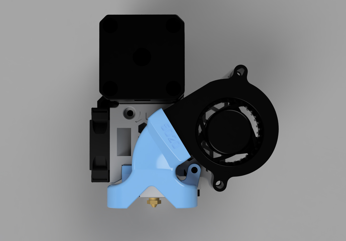 Delta P fan duct for 5020 blower - MK3s+