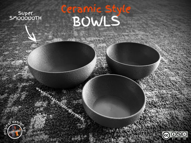 Ceramic Style Bowls