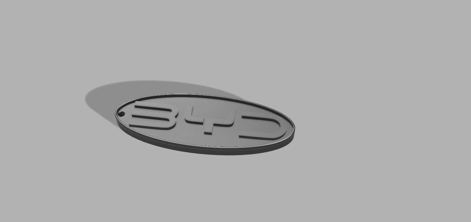 Byd keychain by andr madi download free stl model printables
