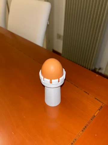 Egg cup medieval tower