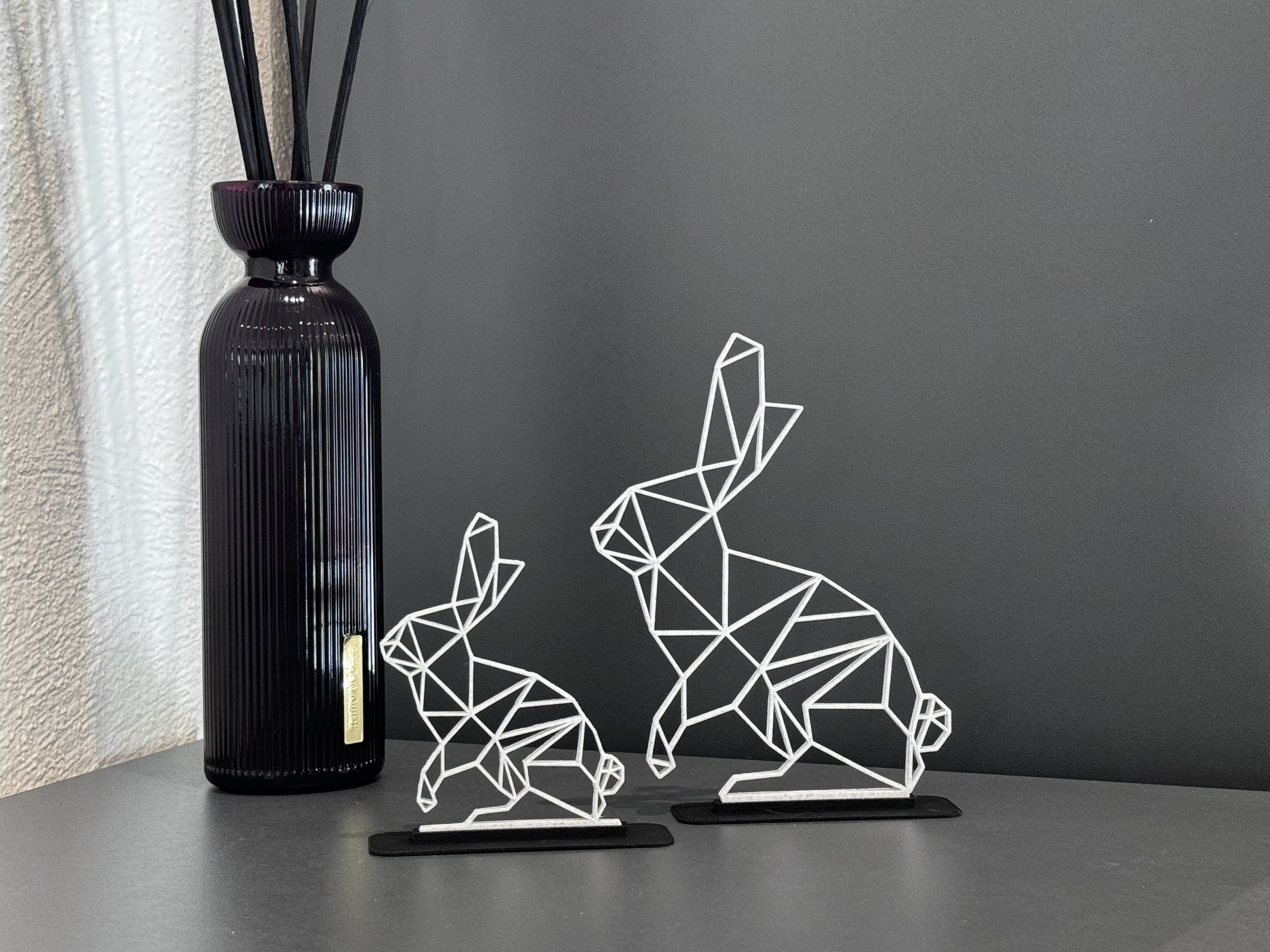 Low Poly Rabbit Decoration