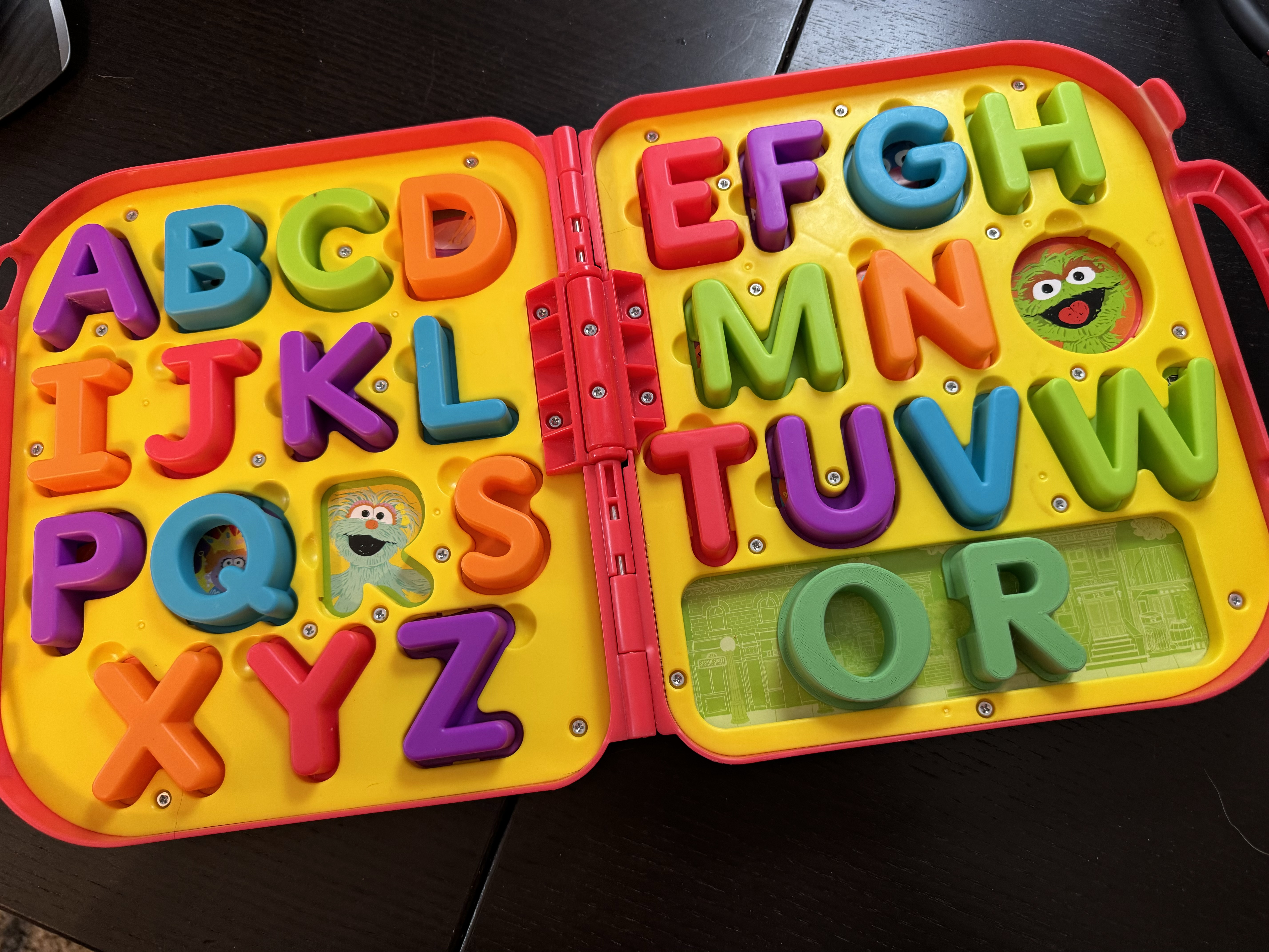 Replacement Letters for Playskool's Elmo On-the-Go Letters Set