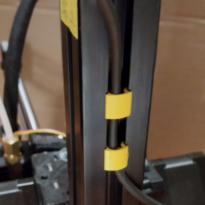 Cable clips for the Prusa mini