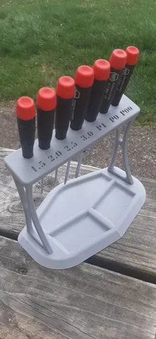 Screwdriver Organizer for Wiha 7-piece precision phillips and flats