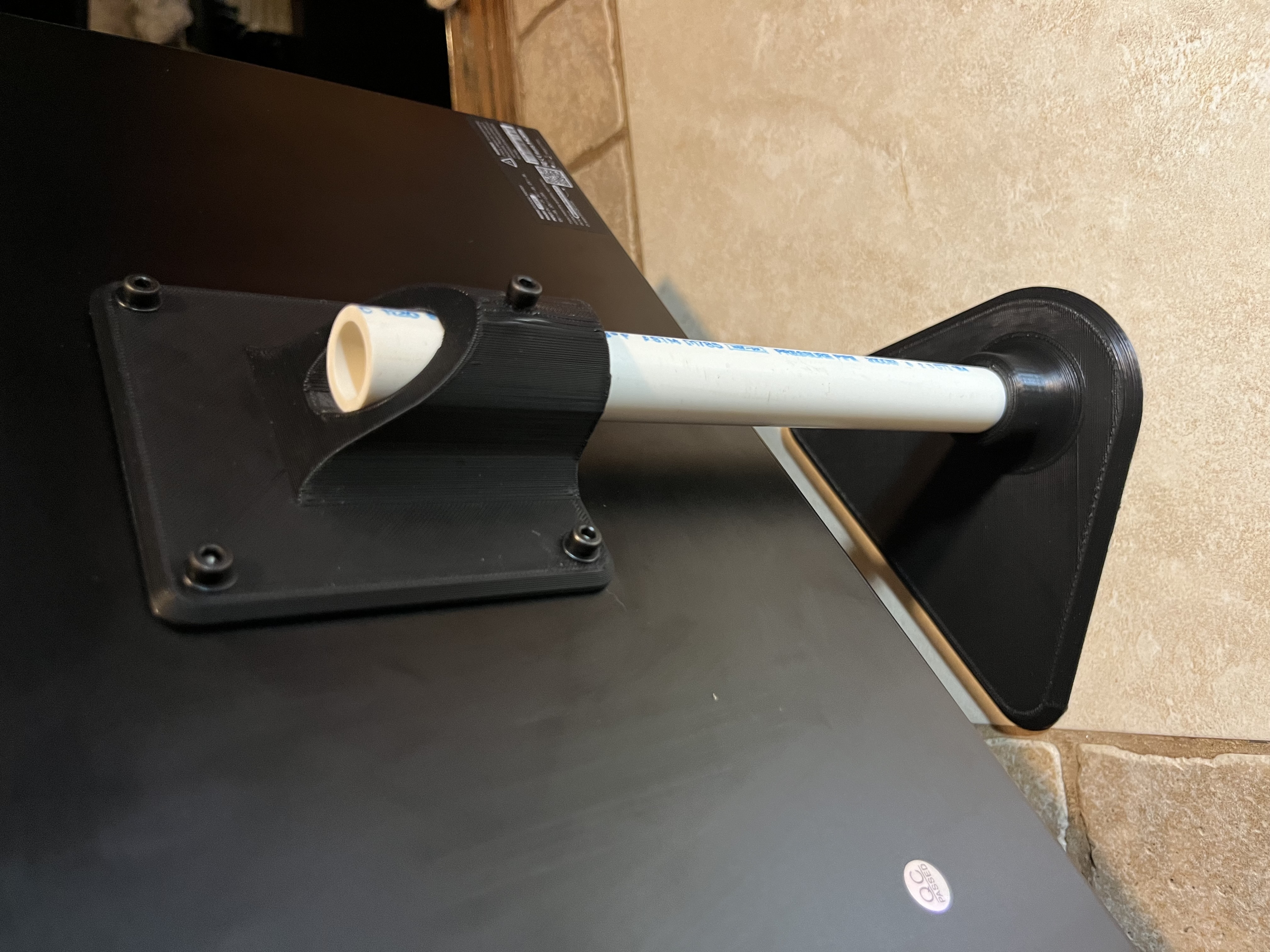 Portable Monitor Stand Vesa 75 with pvc riser