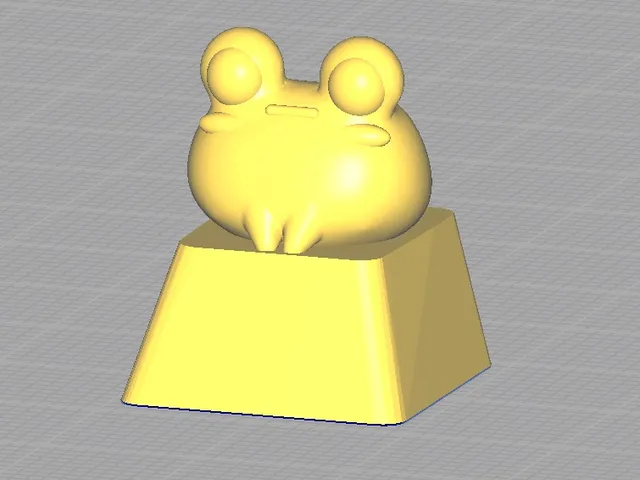 Frog Butt Keycap