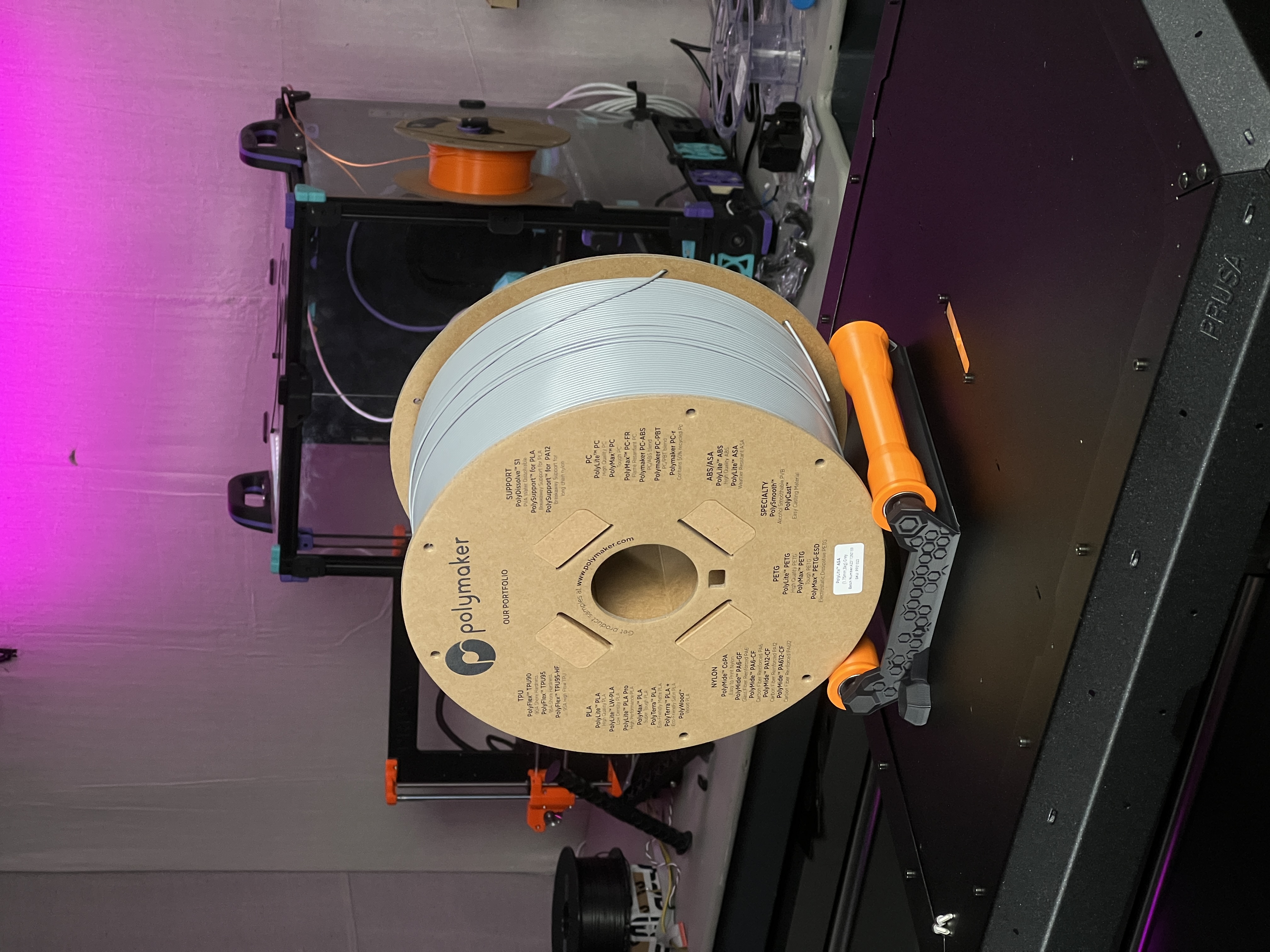 Prusa Enclosure 3kg Filament Spool Holder - Top Mount