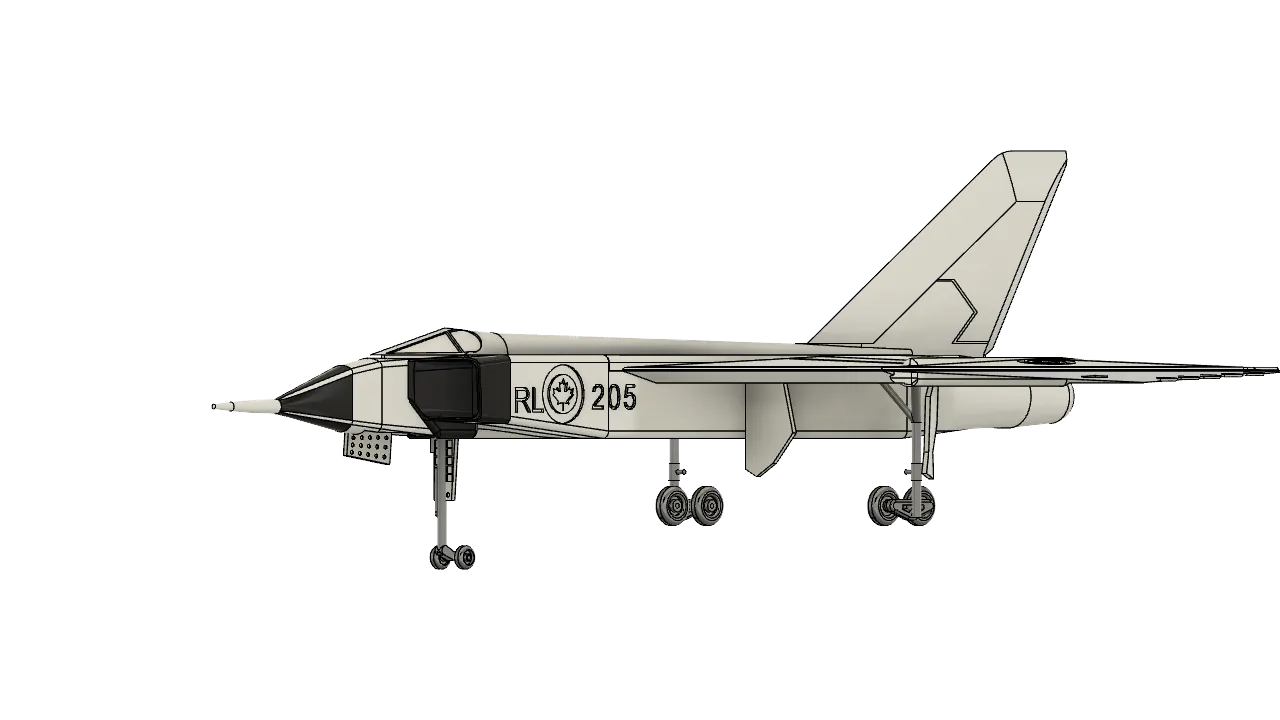 AVRO ARROW 1:48 SCALE by Lawrence H | Download free STL model