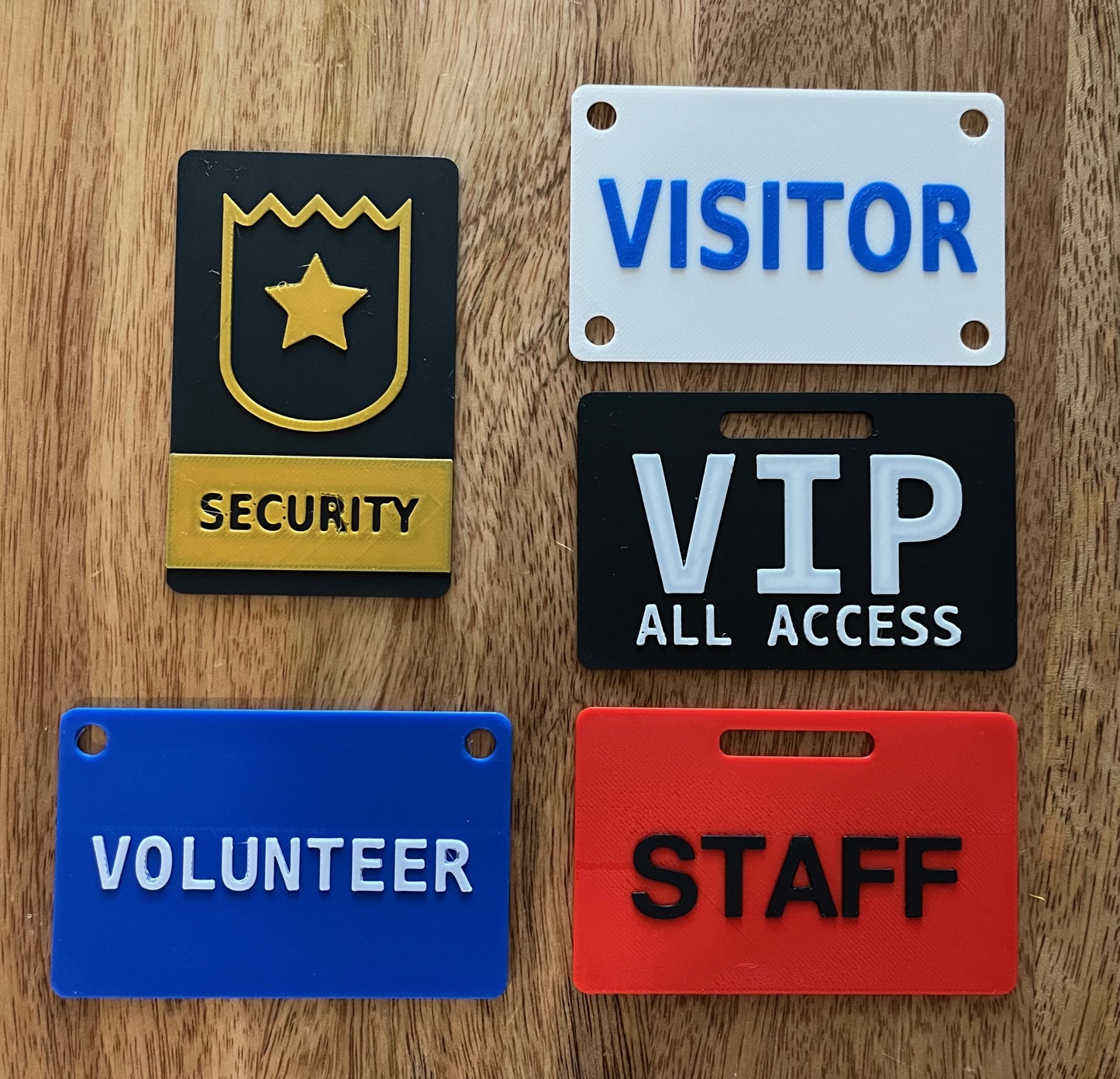 Event Badges