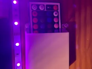 led light remote holder