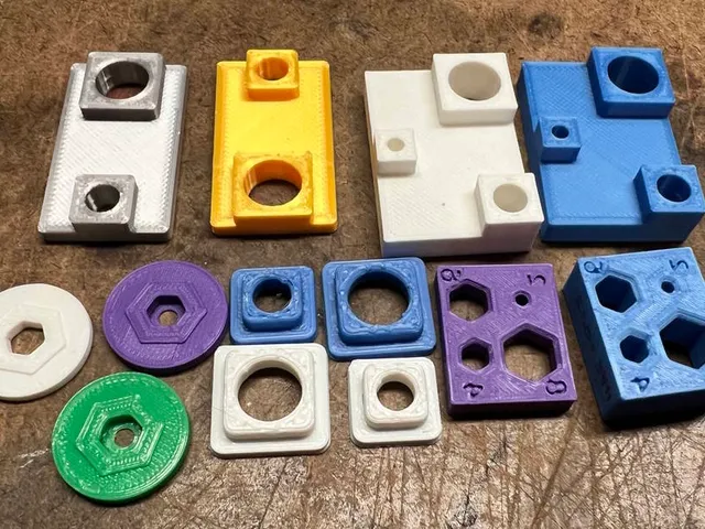 Hole Calibration + M3 nuts + Hex holes