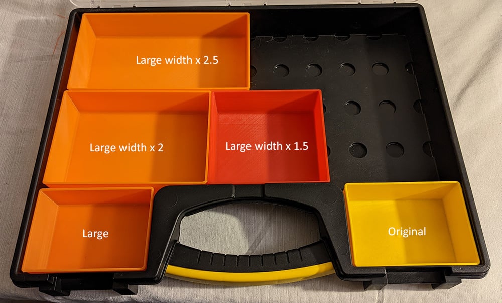 Stanley Organizers - Odd size bins by El Spectre | Download free STL ...