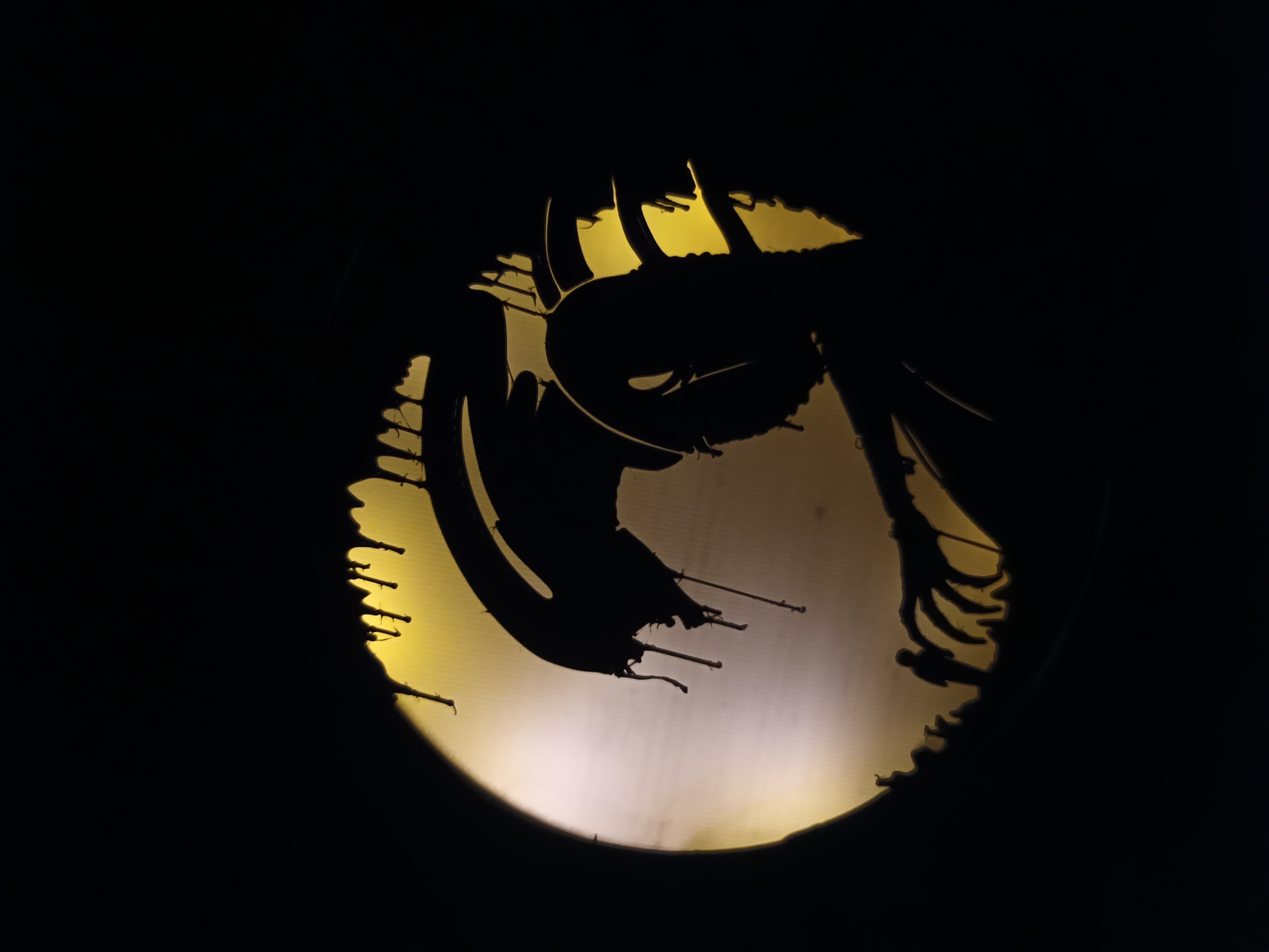 horror night lamp - alien