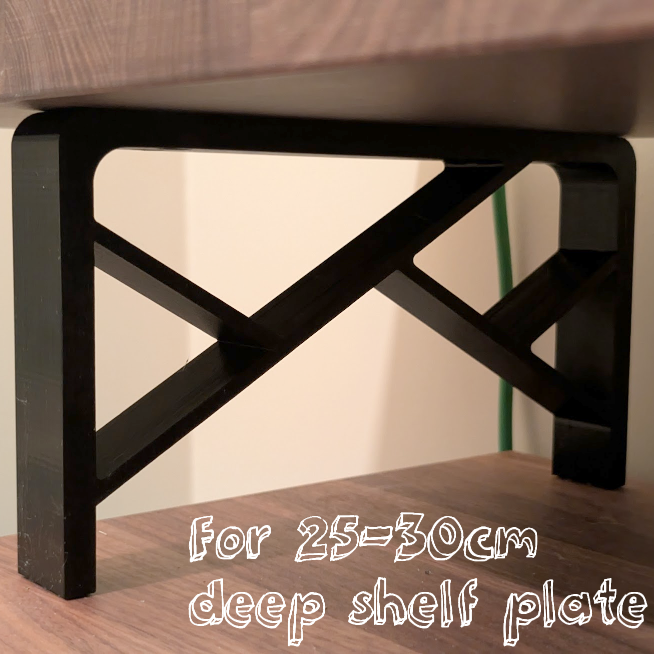 Desk Shelf Legs (for 25-30cm deep shelf)