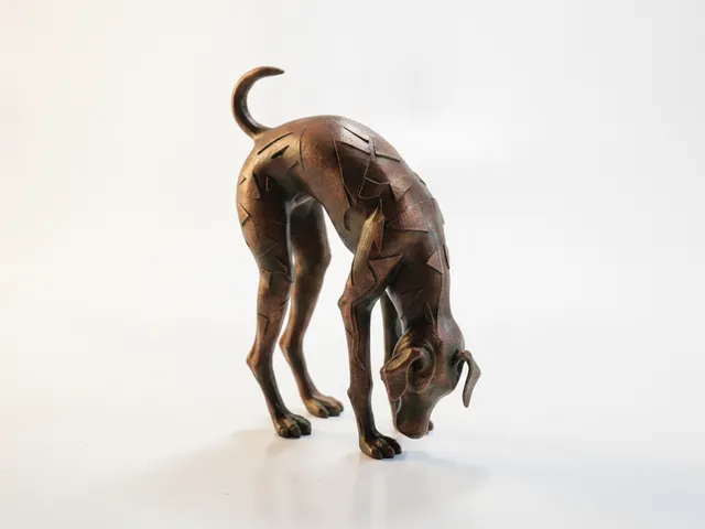 Downward Dog Yoga Pose Figurine 3D Printable