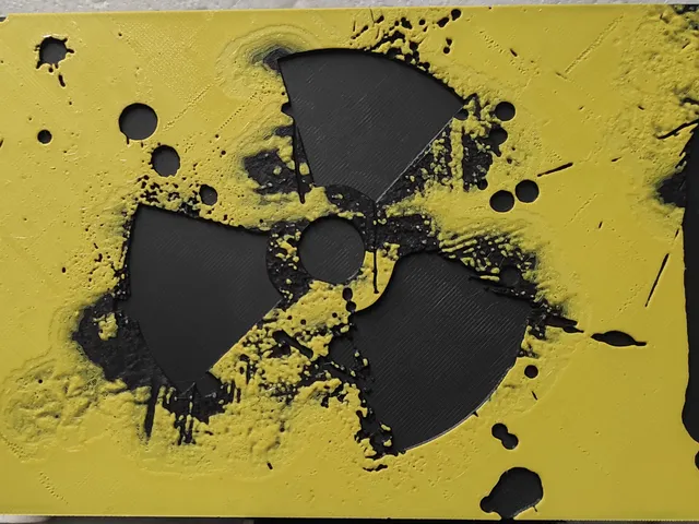 radioactive symbol warning