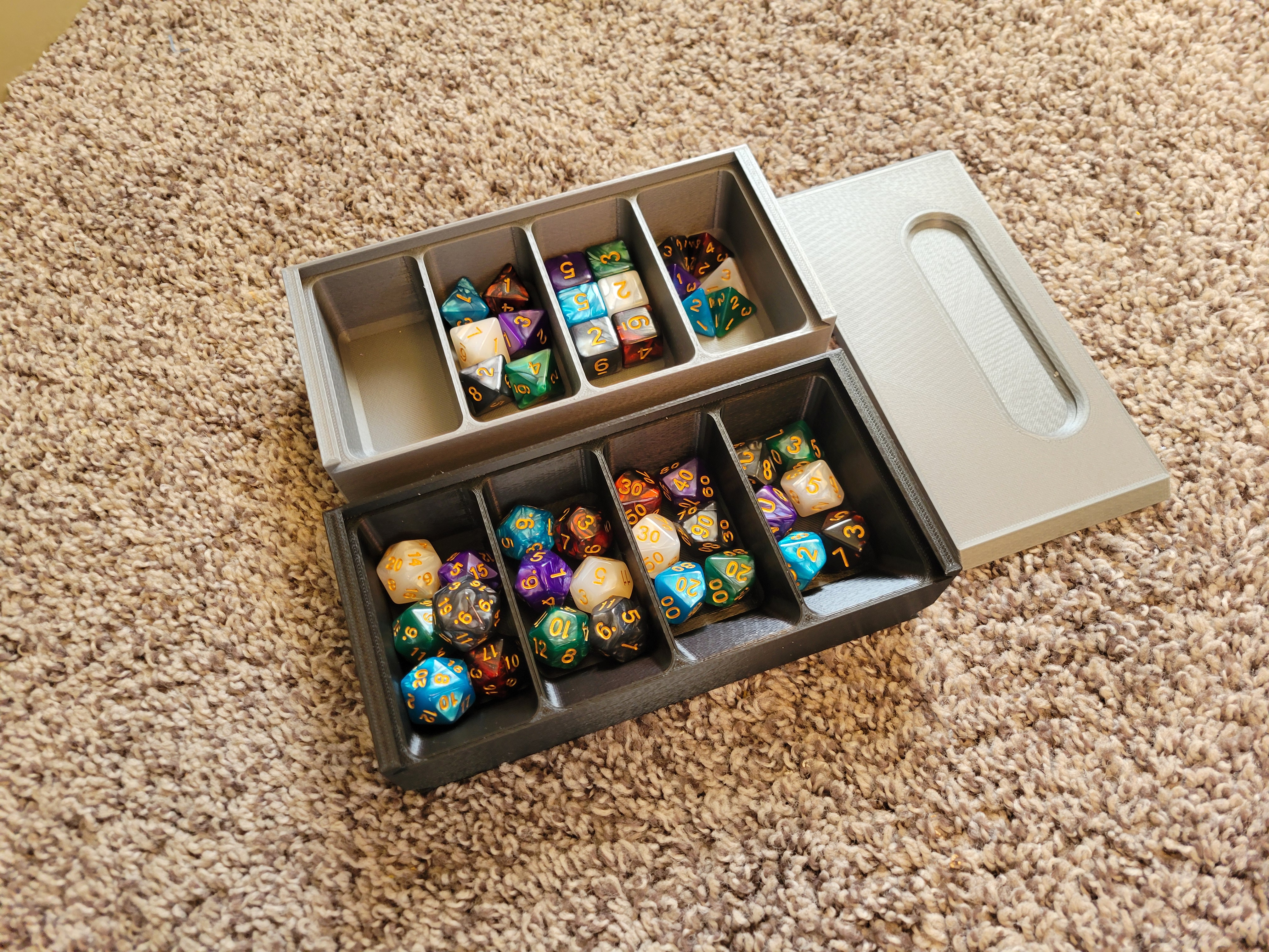 Dice Storage Tray, Stacking