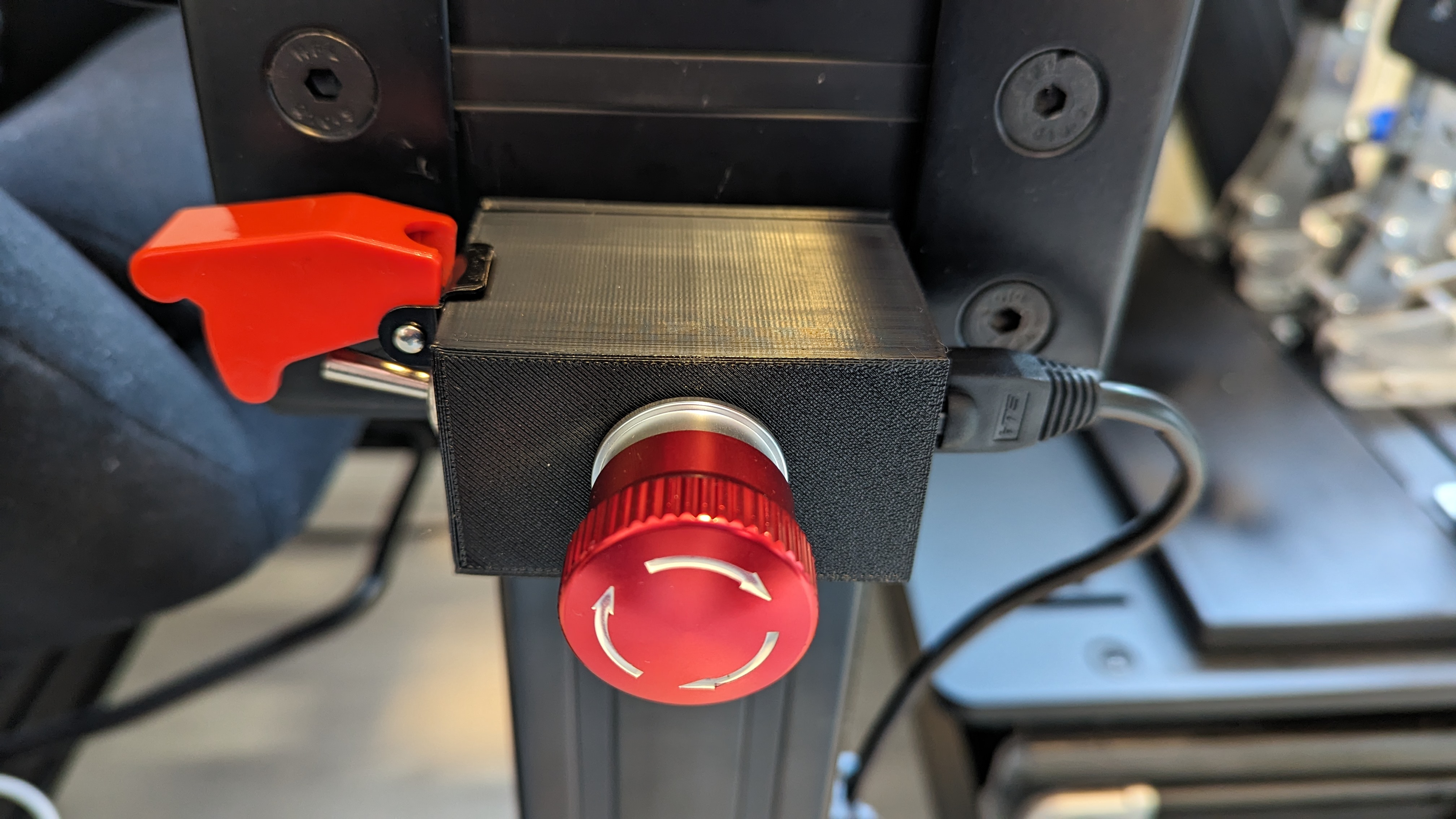 VRS DirectForce Pro Wheel Base Power Switch and E-Stop