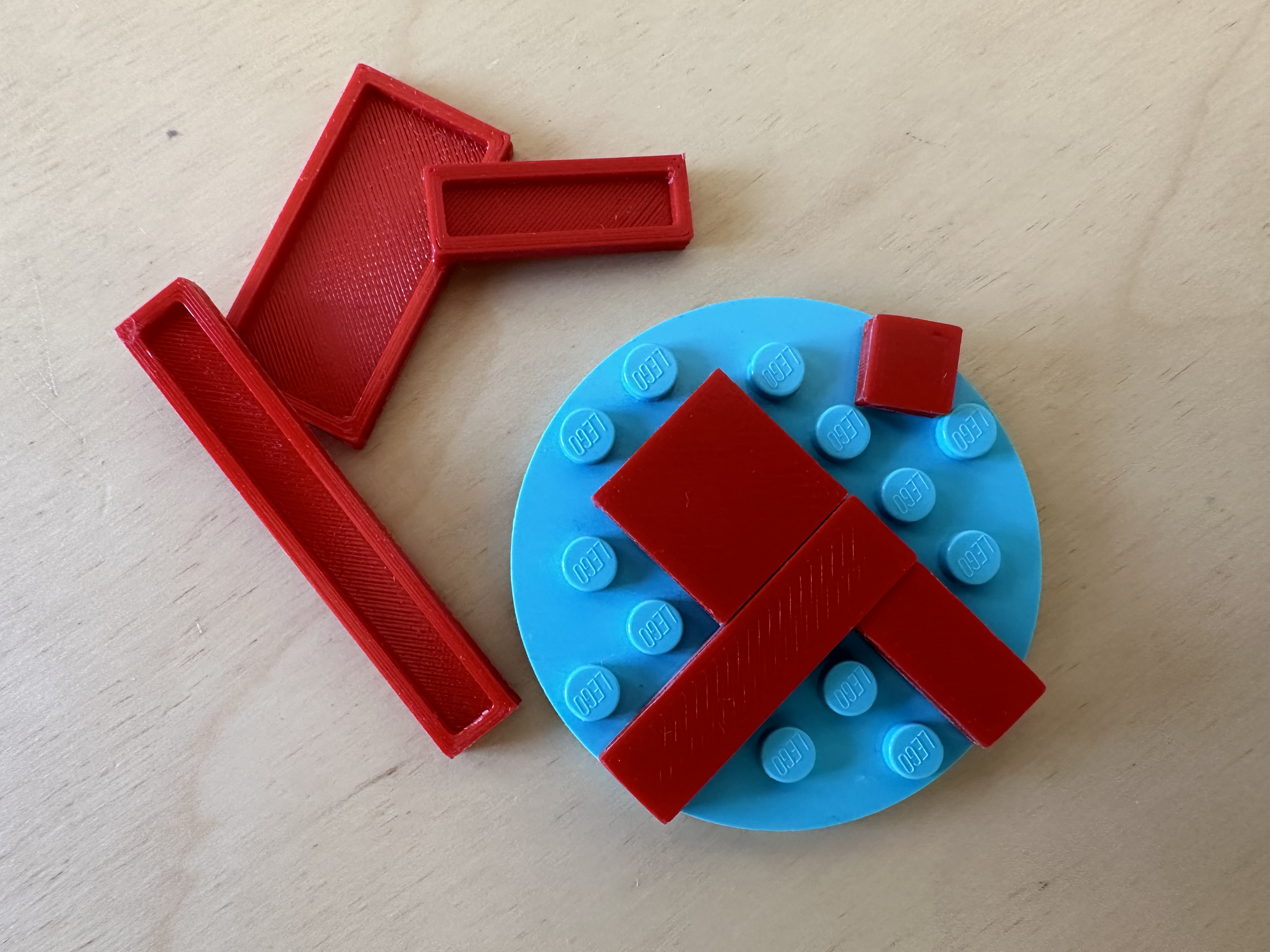 Smooth bricks compatible with LEGO