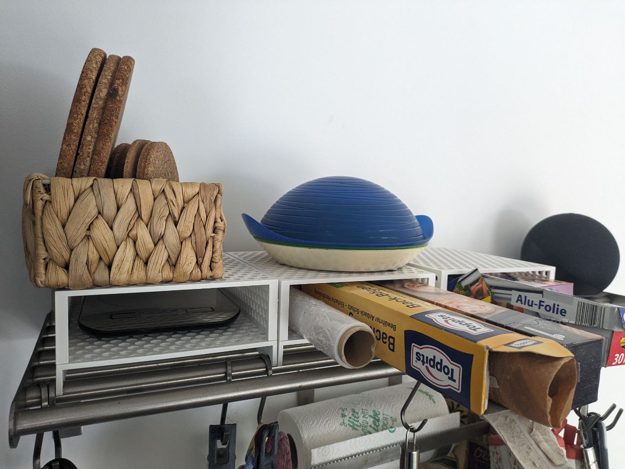 Ikea Wall Shelf Topper / Organizer for Grundtal