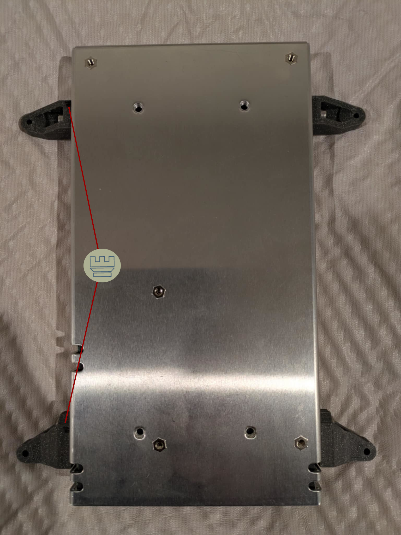 Rook 2020 Mk2 Improved Meanwell mounts 3D model thumbnail