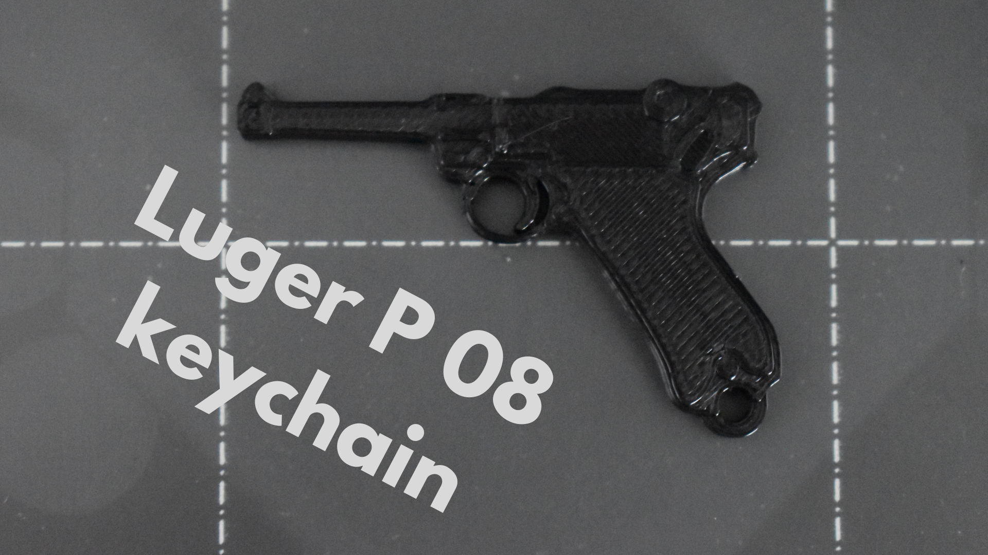 Luger P08 keychain