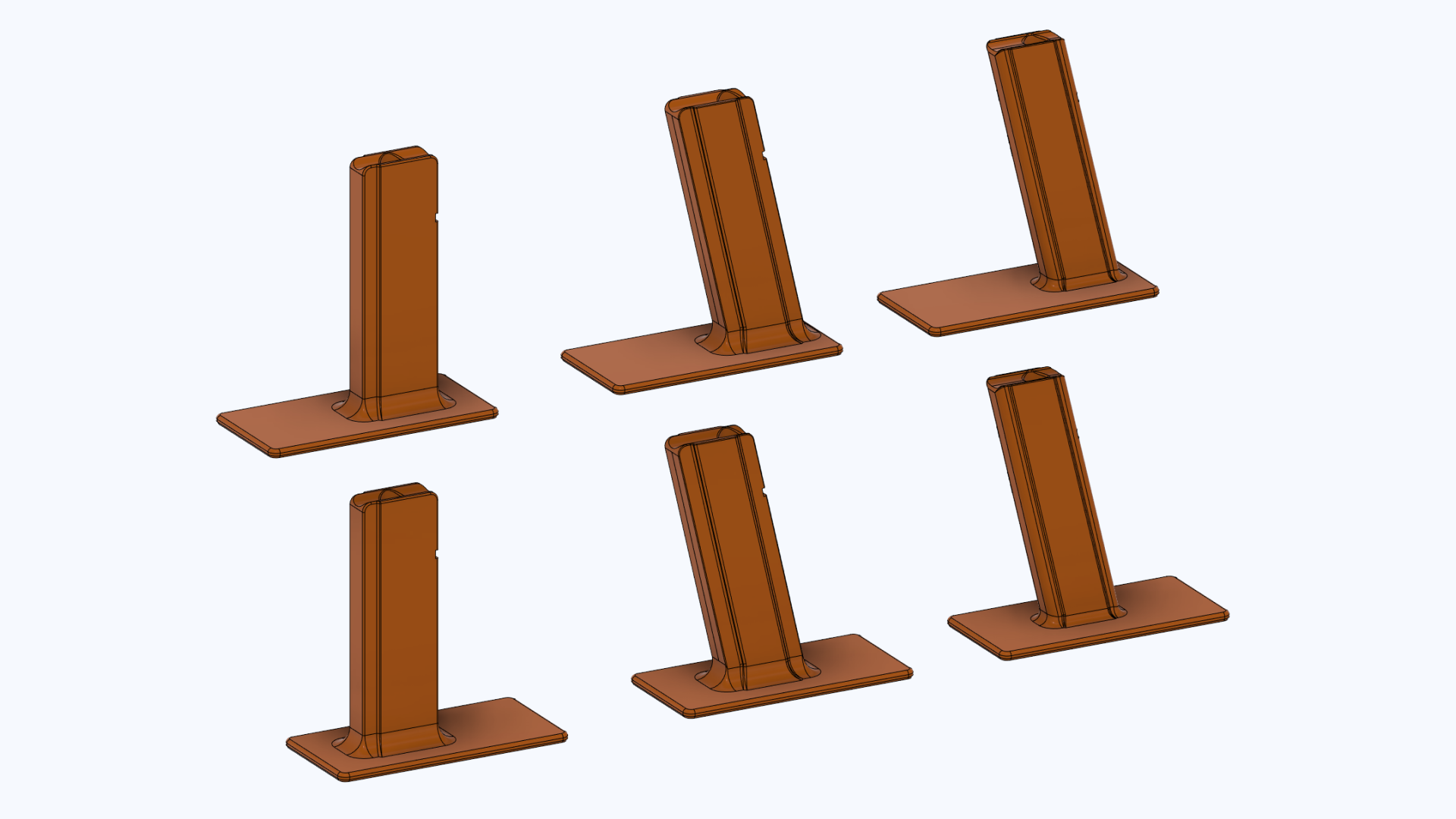 "Silly Stands" Blaster Display Stands for Talon Mag Geometries (Straight, Angled, Slim Angled/Nightingale)