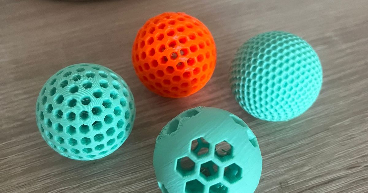 Airless Tablesoccer ball by bits and pieces | Download free STL model ...