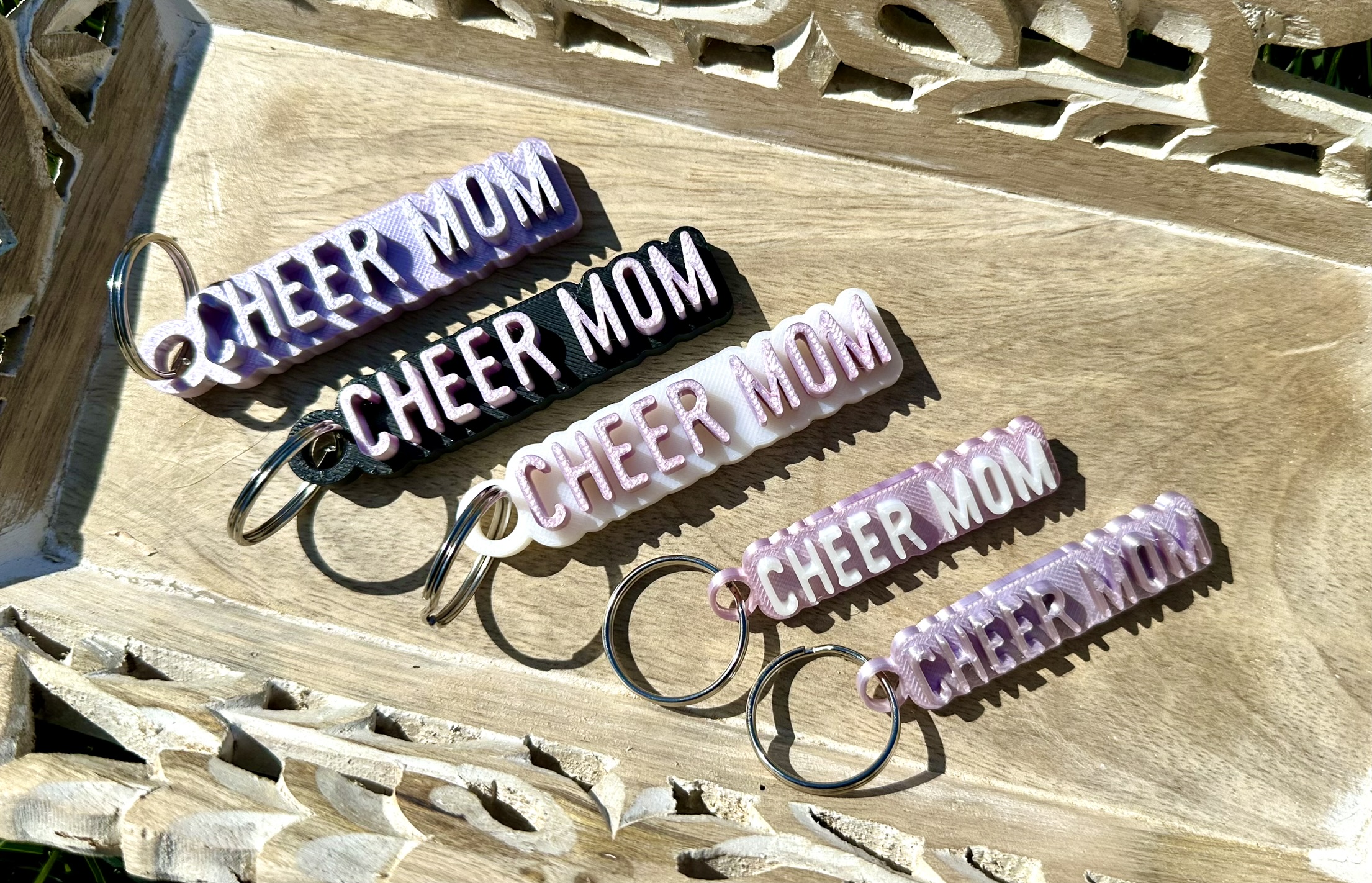 Cheer Mom Keychain (Now with AMS version)