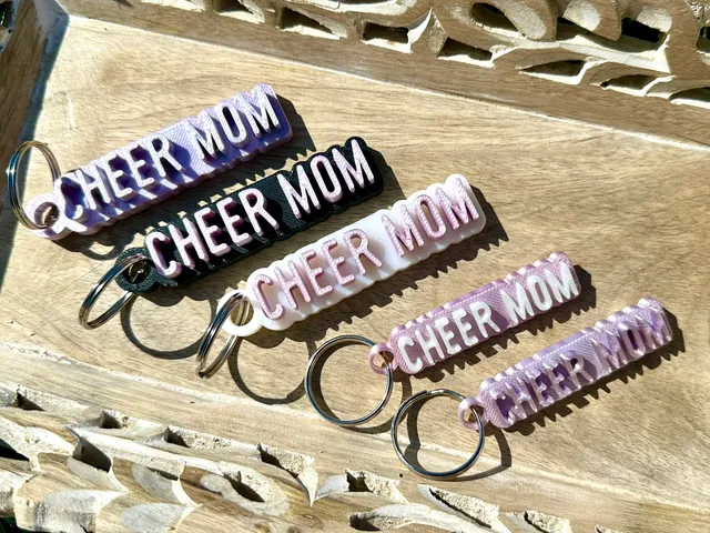 Cheer Mom Keychain (Now with AMS version)