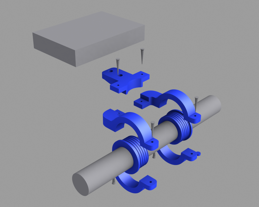 Midway Amix Pro screen holder by DizzyRide | Download free STL model ...