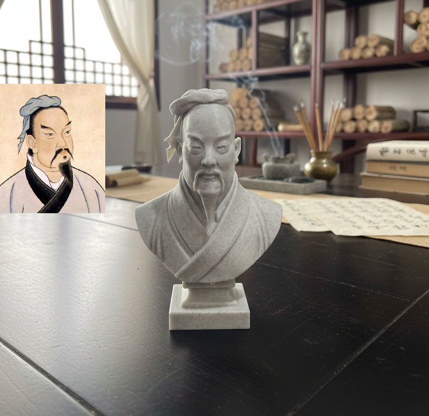 Sun Tzu (Sun Wu - Sun Tse - Sun Zi - Souen Tseu) Bust