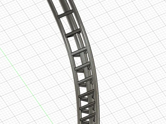 Intamin Roller Coaster track