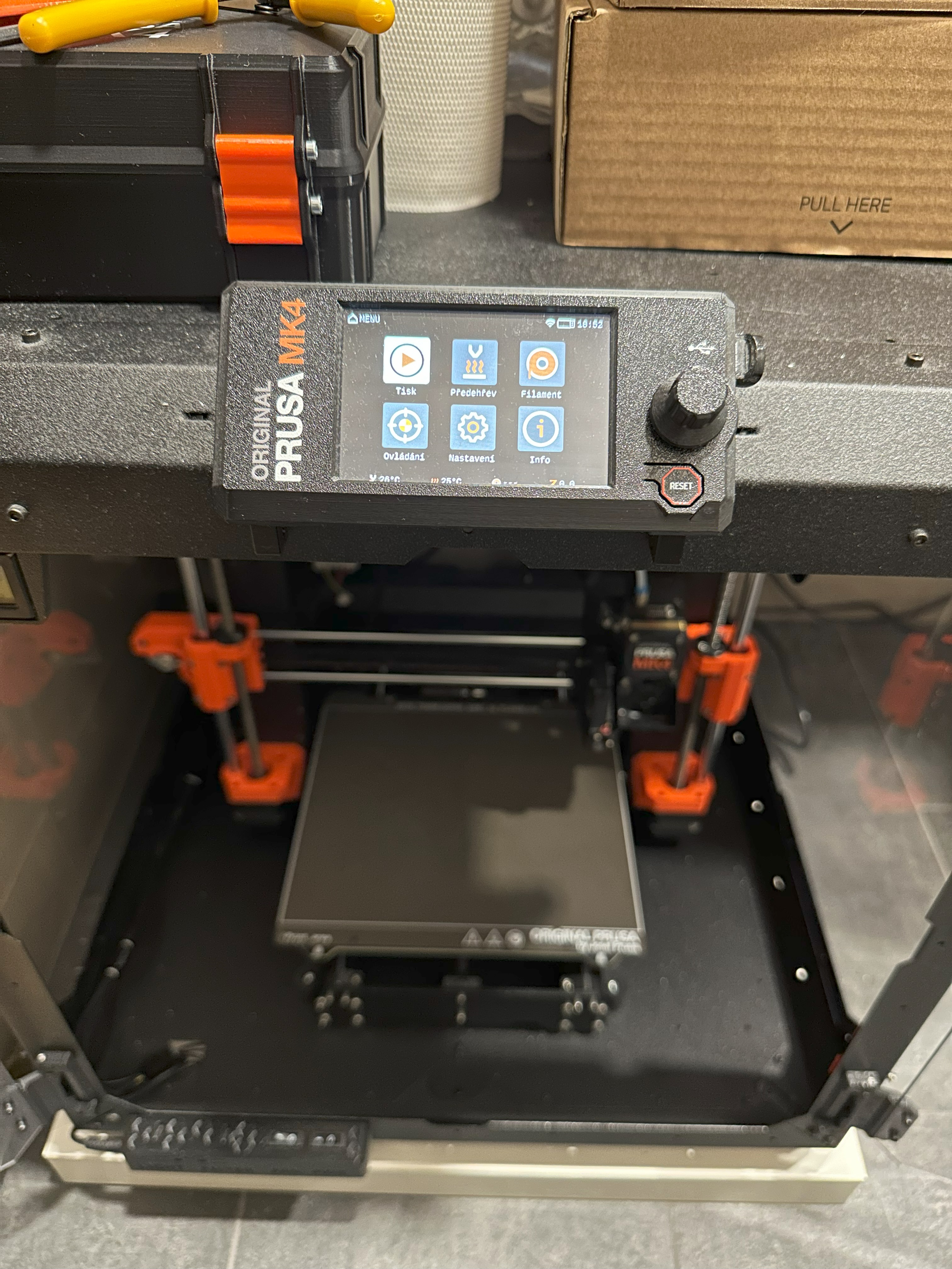 xLCD enclosure top mount