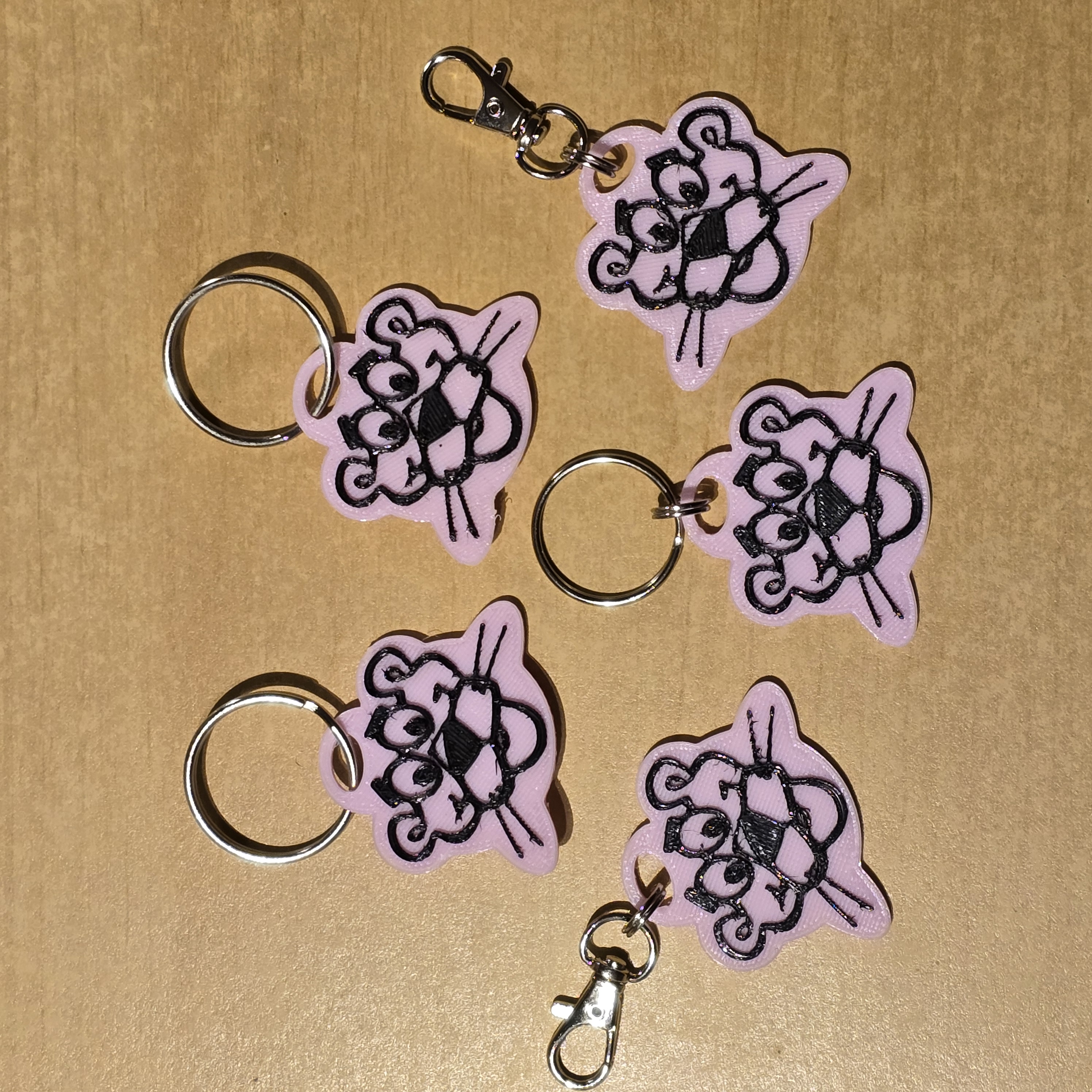 Pink Panther Keychain / Porte-clés Panthère Rose