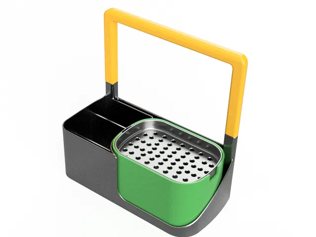 Kitchen soap organizer.
