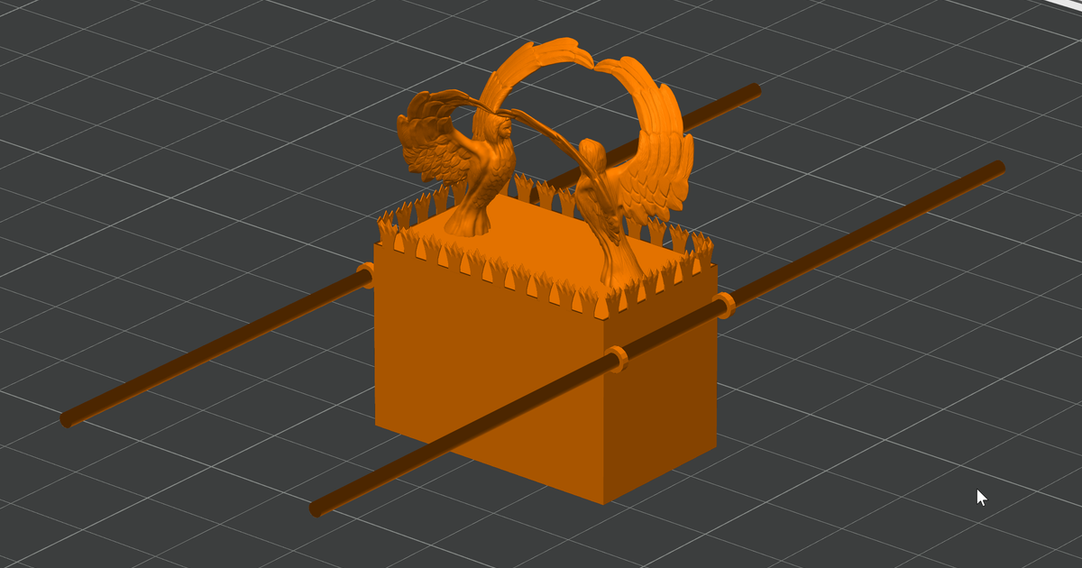 Ark Of The Covenant From The Tabernacle Of Moses Mishkan By Pazzah Download Free Stl Model 7591