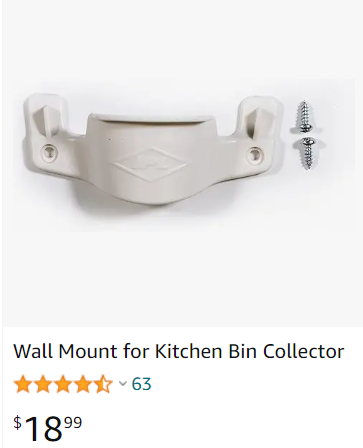 7 litre Organics Bin Bracket