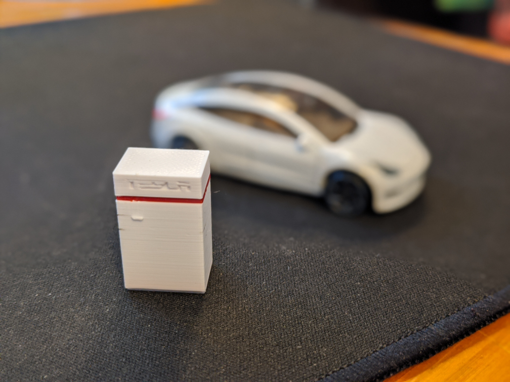 Tesla Powerpack - main unit and inverter battery storage - HO OO scale ...