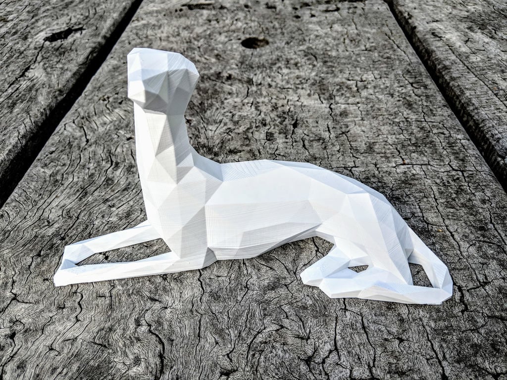 Low Poly Whippet