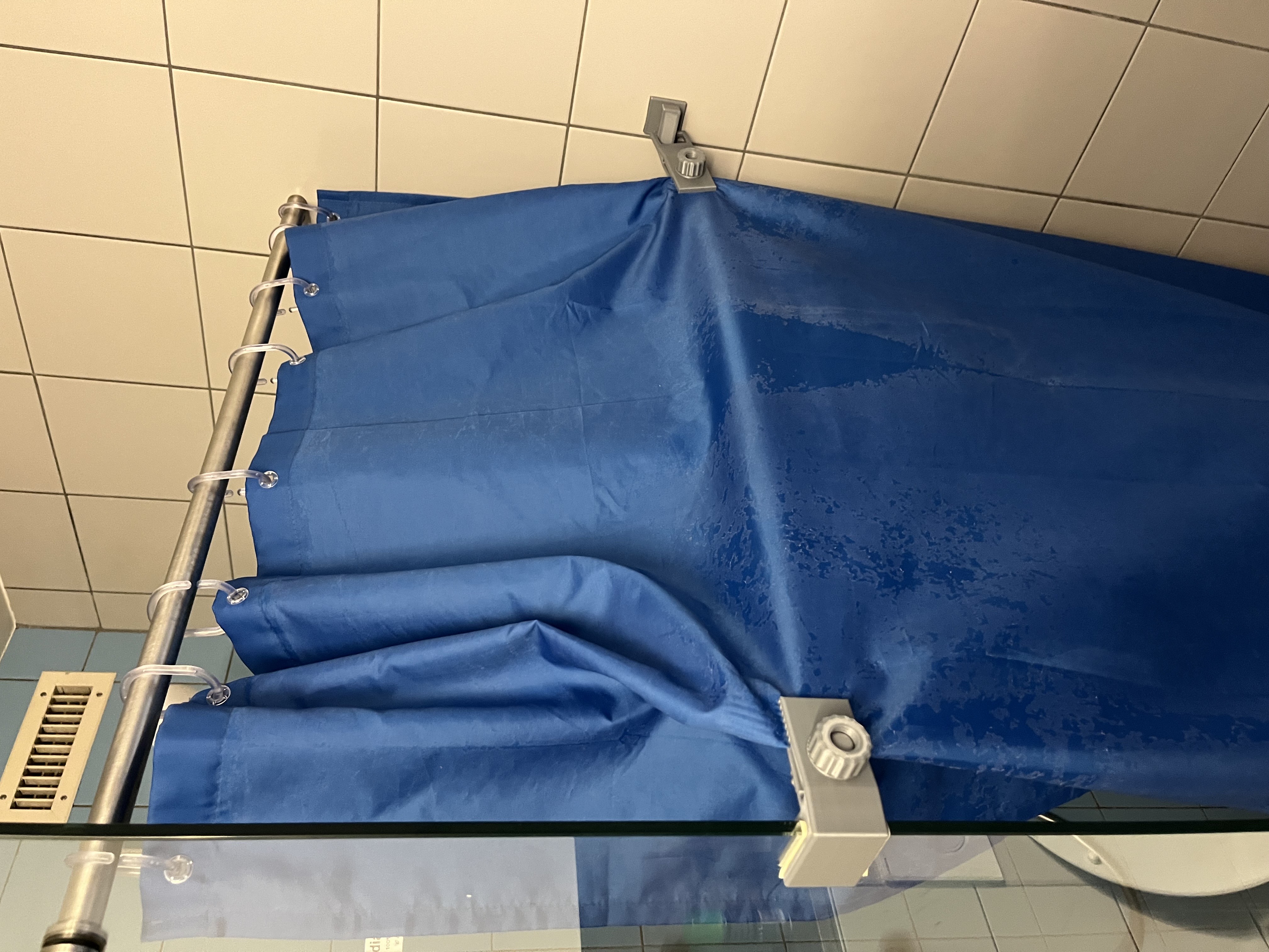Shower Curtain Anti-Rebound Holder – 3D Printable