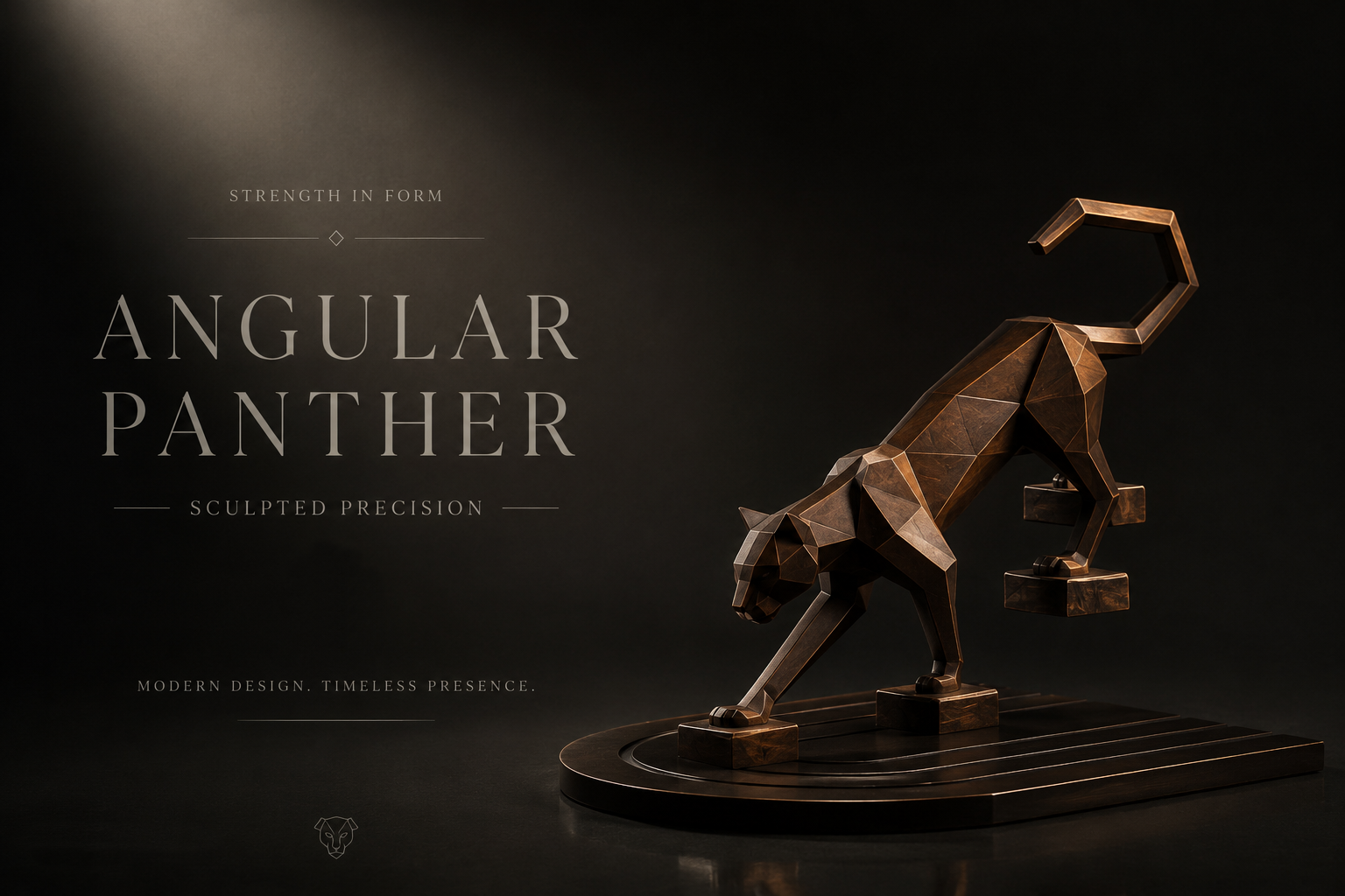 Angular Panther with Floating Stairs