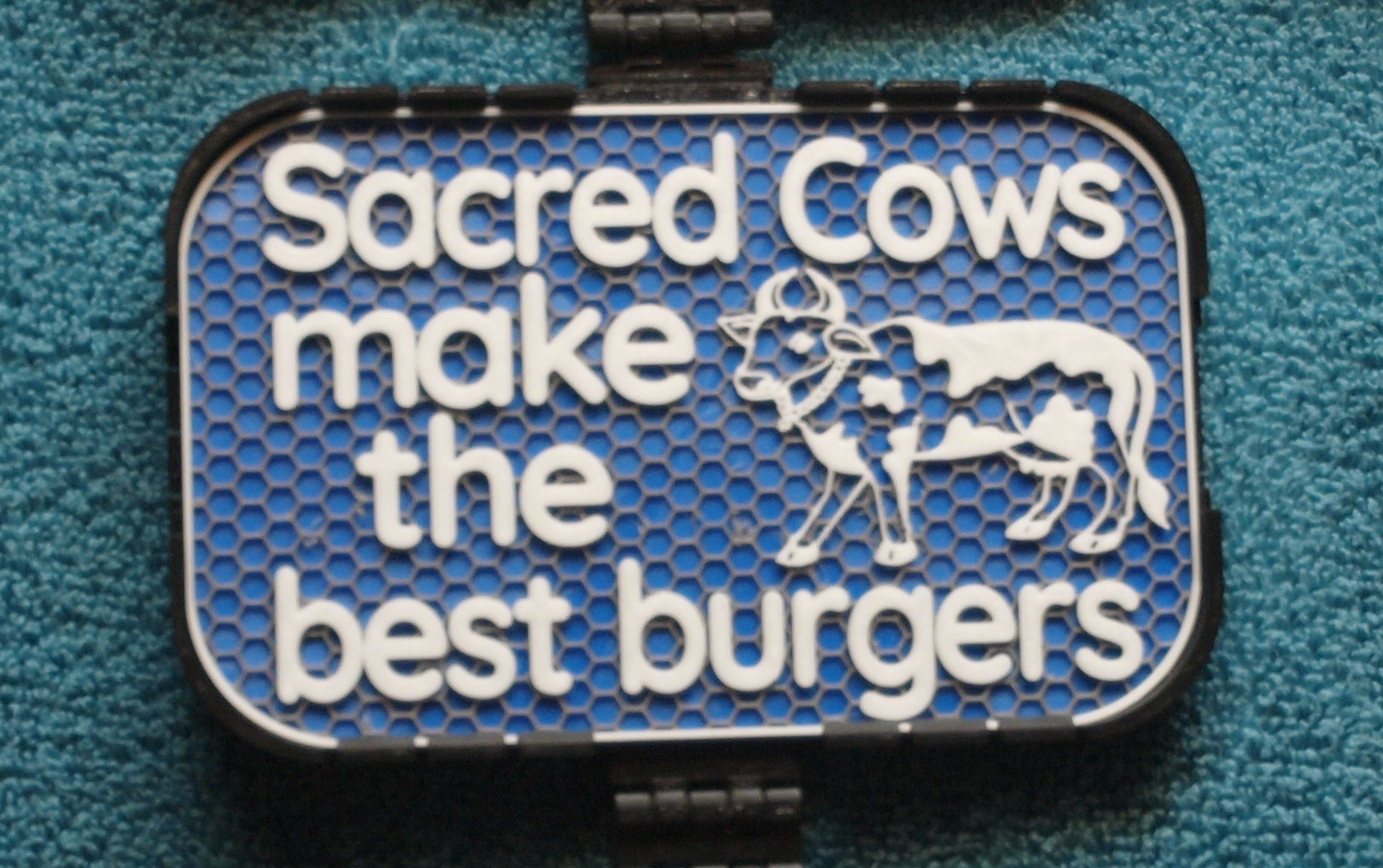 Sacred Cows make the best burgers sign