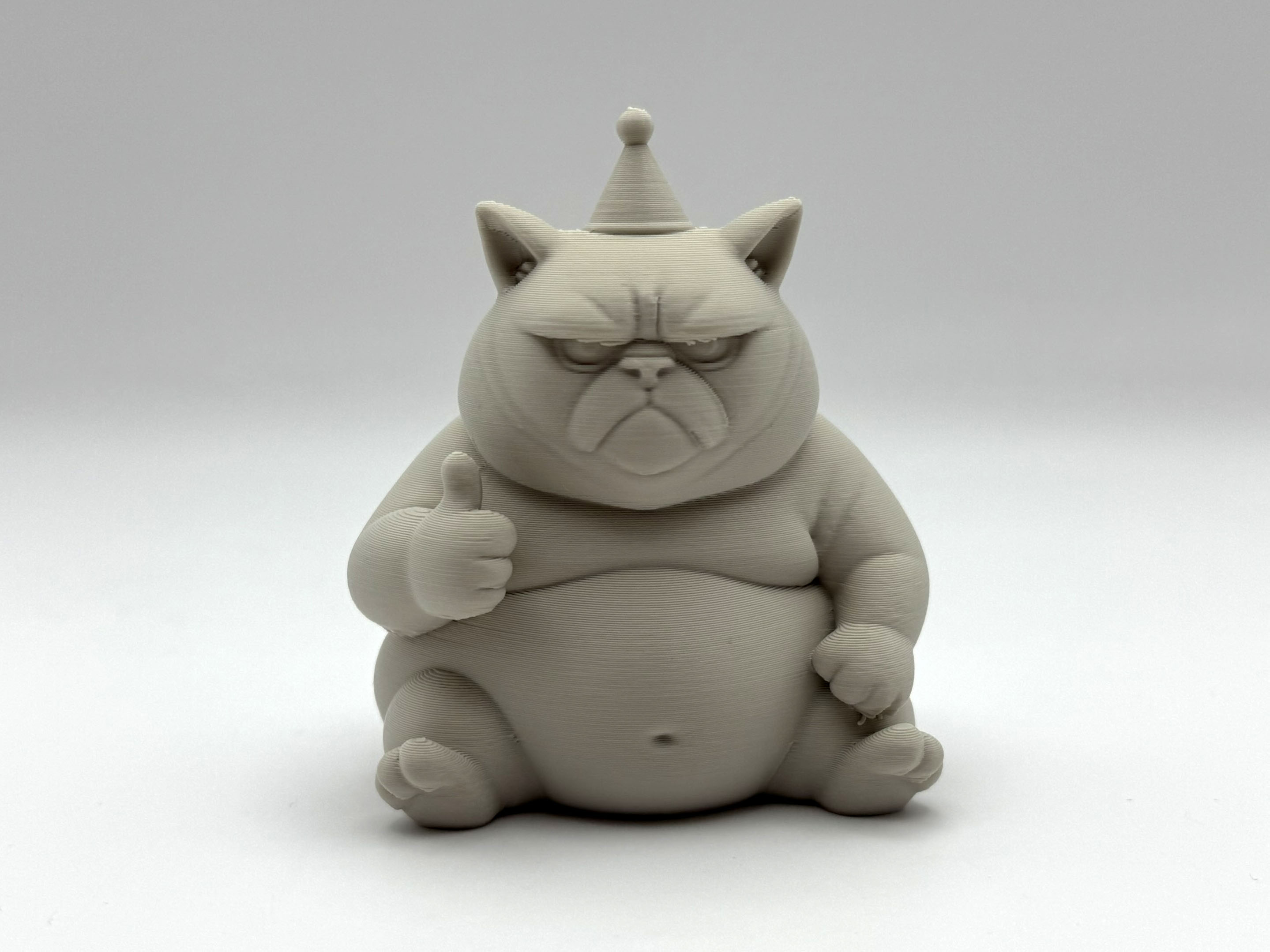 Grumpy Birthday Kitten