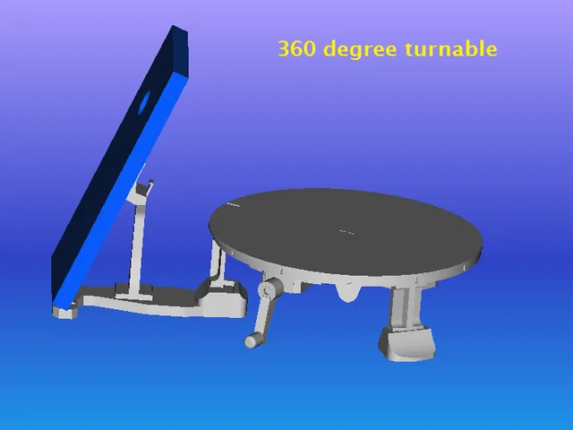 360 degree manual turntable