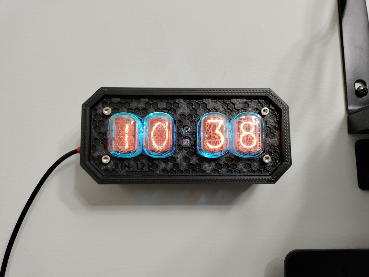 IN-12 Nixie Clock Case
