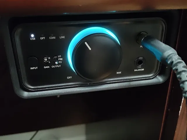 FiiO K7 undermount with lip