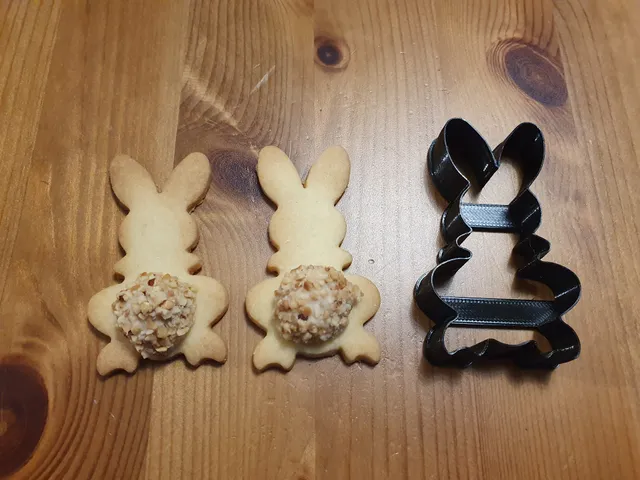 Easter bunny cookie cutter