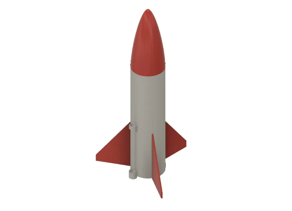 Micro Rocket - High Power - printable in one Piece by eisenfliege ...